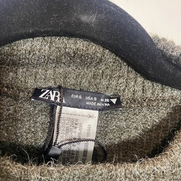 Zara Dark Gray Jewel Crystal Fringe sweater - Picture 6 of 14